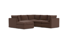 Load image into Gallery viewer, Ciello - Sectional - Chocolate - High Angled
