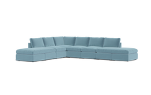 Load image into Gallery viewer, Ciello - Sectional - Aqua - High Angled
