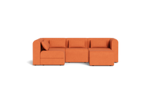 Load image into Gallery viewer, Atmosphere Sleeper Sofa &amp; Sectional - Rounded Backrest - Tangerine
