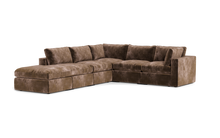 Load image into Gallery viewer, Ciello XL - Sectional - Espresso - Regular Backrest

