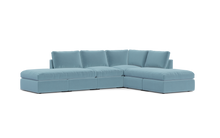 Load image into Gallery viewer, Ciello - Sectional - Aqua - High Angled
