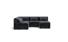 Load image into Gallery viewer, Atmosphere Sleeper Sofa &amp; Sectional - Rounded Backrest - Carbon
