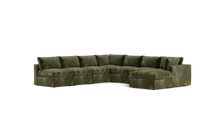 Load image into Gallery viewer, Ciello XL - Sectional - Sage - Regular Backrest
