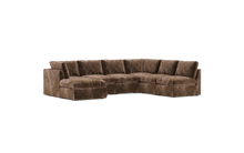 Load image into Gallery viewer, Ciello XL - Sectional - Espresso - High Angled
