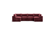 Load image into Gallery viewer, Ciello - Sectional - Bordeaux - Regular Backrest
