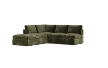 Load image into Gallery viewer, Ciello XL - Sectional - Sage - High Angled
