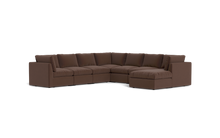 Load image into Gallery viewer, Ciello XL - Sectional - Chocolate - High Angled
