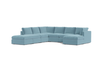 Load image into Gallery viewer, Ciello - Sectional - Aqua - High Angled
