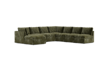 Load image into Gallery viewer, Ciello XL - Sectional - Sage - High Angled
