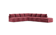 Load image into Gallery viewer, Ciello XL - Sectional - Bordeaux - High Angled
