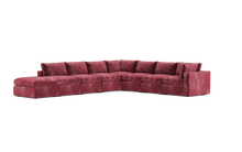 Load image into Gallery viewer, Ciello - Sectional - Bordeaux - Regular Backrest
