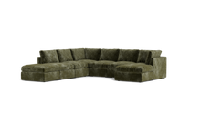 Load image into Gallery viewer, Ciello XL - Sectional - Sage - High Angled
