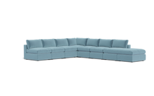 Load image into Gallery viewer, Ciello - Sectional - Aqua - Regular Backrest
