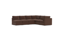 Load image into Gallery viewer, Ciello - Sectional - Chocolate - High Angled
