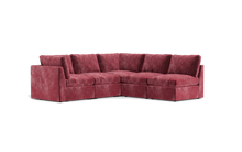 Load image into Gallery viewer, Ciello XL - Sectional - Bordeaux - High Angled
