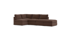 Load image into Gallery viewer, Ciello XL - Sectional - Chocolate - High Angled

