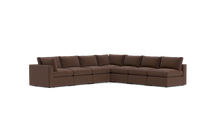 Load image into Gallery viewer, Ciello XL - Sectional - Chocolate - Regular Backrest
