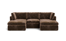 Load image into Gallery viewer, Ciello XL - Sofa - Espresso - High Angled
