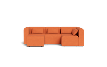 Load image into Gallery viewer, Atmosphere Sleeper Sofa &amp; Sectional - Rounded Backrest - Tangerine
