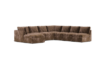Load image into Gallery viewer, Ciello XL - Sectional - Espresso - High Angled
