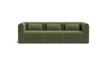 Load image into Gallery viewer, Atmosphere Sleeper Sofa &amp; Sectional - Rounded Backrest - Cypress Green
