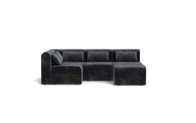 Load image into Gallery viewer, Atmosphere Sleeper Sofa &amp; Sectional - Rounded Backrest - Carbon
