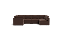 Load image into Gallery viewer, Ciello XL - Sectional - Chocolate - High Angled
