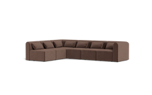 Charger l'image dans la galerie, Atmosphere - Sectional - Rounded Backrest - Chocolate
