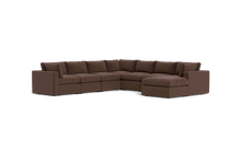 Load image into Gallery viewer, Ciello XL - Sectional - Chocolate - Regular Backrest
