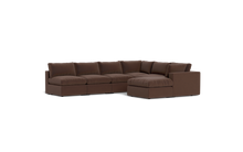 Load image into Gallery viewer, Ciello - Sectional - Chocolate - Regular Backrest
