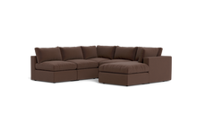 Load image into Gallery viewer, Ciello XL - Sectional - Chocolate - Regular Backrest
