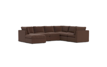 Load image into Gallery viewer, Ciello XL - Sectional - Chocolate - High Angled
