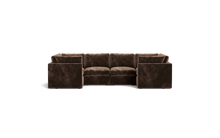 Load image into Gallery viewer, Ciello XL - Sectional - Espresso - High Angled

