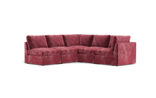 Load image into Gallery viewer, Ciello - Sectional - Bordeaux - High Angled

