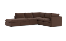 Load image into Gallery viewer, Ciello XL - Sectional - Chocolate - High Angled
