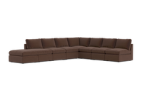 Load image into Gallery viewer, Ciello XL - Sectional - Chocolate - High Angled
