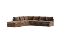 Load image into Gallery viewer, Ciello XL - Sectional - Espresso - High Angled
