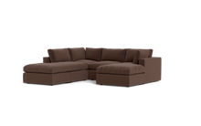 Load image into Gallery viewer, Ciello - Sectional - Chocolate - Regular Backrest
