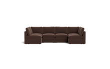 Load image into Gallery viewer, Ciello - Sectional - Chocolate - High Angled
