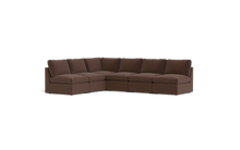 Load image into Gallery viewer, Ciello XL - Sectional - Chocolate - High Angled
