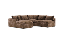 Load image into Gallery viewer, Ciello XL - Sectional - Espresso - Regular Backrest
