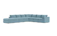 Load image into Gallery viewer, Ciello - Sectional - Aqua - Regular Backrest
