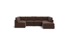Load image into Gallery viewer, Ciello XL - Sectional - Chocolate - High Angled
