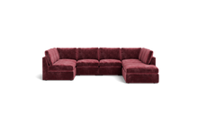 Load image into Gallery viewer, Ciello XL - Sectional - Bordeaux - High Angled
