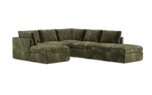 Load image into Gallery viewer, Ciello - Sectional - Sage - High Angled
