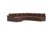 Load image into Gallery viewer, Ciello - Sectional - Chocolate - High Angled
