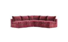 Load image into Gallery viewer, Ciello - Sectional - Bordeaux - Regular Backrest
