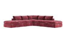 Load image into Gallery viewer, Ciello - Sectional - Bordeaux - Regular Backrest
