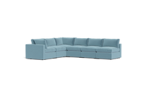 Load image into Gallery viewer, Ciello - Sectional - Aqua - Regular Backrest
