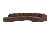 Load image into Gallery viewer, Ciello - Sectional - Chocolate - High Angled

